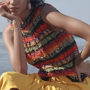 Anthropologie Audra Sweater Tank Top